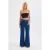 Hoge taille recht gesneden jeans
