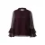 Vrouwelijke chiffonblouse met volantdetail COMMA