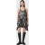 AllSaints Cavarly Mini Dress Metallic Silver