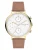 Liebeskind Berlin Analoog horloge  bruin / goud / wit