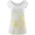 Witte mouwloze top met grafische print