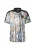 Colucci Shirt  hemelsblauw / oranje / zwart / wit