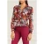 GUESS Leopard Rose Blouse Leopard Rose Print