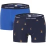Happy Shorts Kerst boxershorts 2-pack heren reindeer wrapped in christmas lights