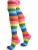 normani Overknee kousen  blauw / geel / groen / pink