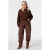 MS Mode Plus Size gebreide trui met wol – bruin
