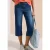 Wide Legs 3/4 jeans in Loose Fit