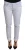 Acht Lichtblauwe Katoenen Vouwzoom Skinny Jeans