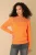 Ivy Beau pullover trui oranje broderie