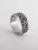 REYTEL Ring ‘MOON SURFACE’  zilver