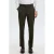 Selected slim fit pantalon met print – donkerbruin