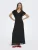 Only Onlasta Life S/s Frill Ankel Dress Wvn Zomerjurkjes 4792879 Black