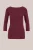 WE Fashion – Dames T-shirt met driekwart mouwen – Rood – Katoen –