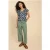 White Stuff Rae  Cotton Vest Navy Printed