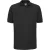 Russell Heren Ripple Collar & Manchet Poloshirt met korte mouwen (Zwart)