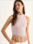 Bianco Lucci Gebreide top  rosa