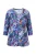 Ulla Popken Shirt  donkerblauw / lichtroze