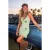 TRENDYOLMİLLA Dames Groen Geborduurd Kort / Mini Mouwloos Casual Bodycon Jurken