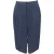 Roland Mouret midi-rok met geweven effect in marineblauw polyester