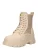 BUFFALO Veterlaarsjes ‘Aspha Com2’  sand / geel / zwart / wit