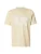 QS Shirt  pasteelgeel / wit