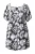 Ulla Popken Blouse  zwart / wit