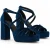 Montevita sandaal met hak voor dames, blauw