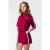 Colourful Rebel regular waist casual short broderie rood