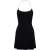 Diesel Dames Ketting Halter Nek Mini Jurk (Zwart)