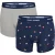 Happy Shorts 2-pack kerst boxershorts heren koekjes