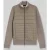 Boss regular fit gebreid jack van mix van katoen en scheerwol model ‘H-Facente’
