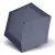 Doppler Paraplu ‘Carbonsteel Mini Slim’  donkerblauw / wit