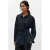 OBJECT geruite blouse – donkerblauw