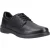 Hush Puppies Marco Leer Heren Zwart Veterschoenen
