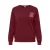 ONLY CARMAKOMA Plus Size rechtvallende sweater met print – donkerrood
