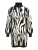 OBJECT Gebreide jurk ‘RAY’  zwart / wit