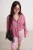 Trendyol Curve Dames Roze Effen Lang Oversized Grote maten Overhemden