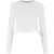 Malelions Women Drawcord Longsleeve Top | White