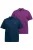 JP1880 Shirt  donkerblauw / lila