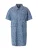 PIECES Jurk  blauw denim / wit