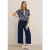 Cecil Dames Gedessineerde blouse in Blauw