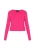 faina Gebreid vest  fuchsia