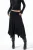 Hoge Taille Maxi Rok met Drapeer Detail
