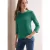 Cecil Dames Basic V-hals shirt in Groen