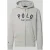Polo Ralph Lauren Sweatjack met labelstitching en kangoeroezak