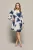 Denzel Print Jurk Navy / Wit