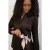 Dames Satijnen Knopenblouse