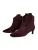 L37 HANDMADE SHOES Enkellaarsje ‘TEXAS WIND’  bourgogne