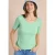 Basic Shirt met ronde hals in effen kleur