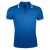 SOLS Heren Pasadena getipt korte mouw Pique Polo Shirt (Koninklijk/Wit)